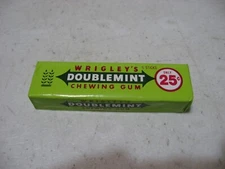 Vintage Wrigley's Doublemint Chewing Gum 25 Cents NOS Full Unopened Sealed