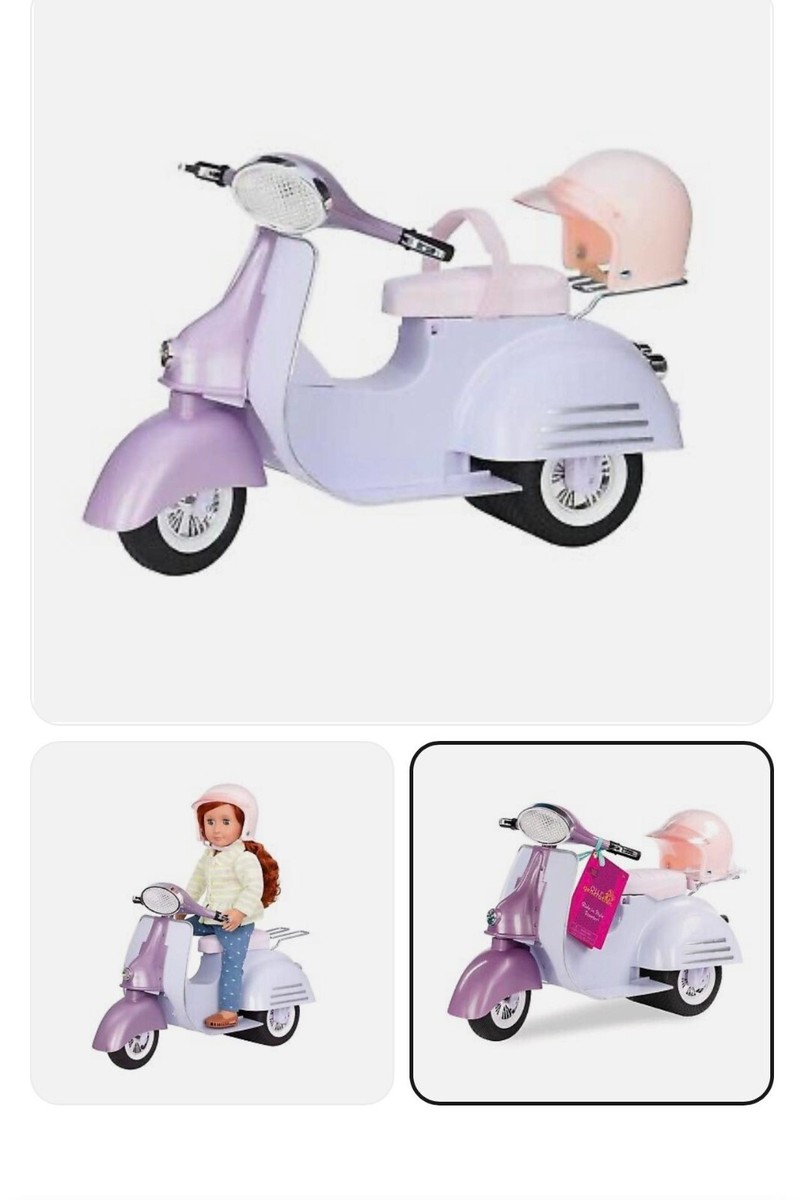 OG Our Generation BATTAT Vespa Scooter Motorcycle Fits American