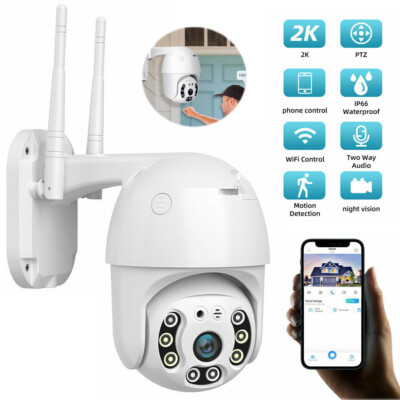 Outdoor WIFI Camera Wireless 1080P IP CCTV PTZ Home Security Remote Monitor