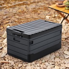 Outdoor Camping Storage Box Waterproof Bag Crate Car Trunk Organizer Chest Lid