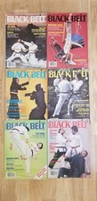 Black Belt Magazine Lot Of 6 Year 1981 Karate Kung Fu Martial Arts Weapons