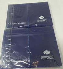 Creative Memories Blue Accordian Supply Organizer for Folders Stickers Lot of 2