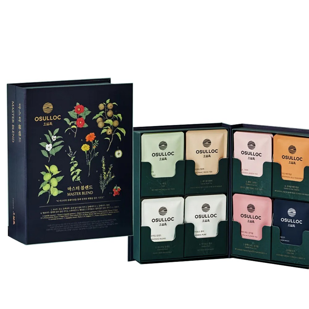 OSULLOC Master blend Set Box 32 Tea Bags Jeju Blended Premium Organic Tea