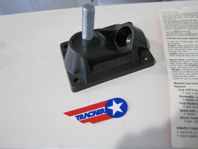 NOS 80's vintage tracker trucks ultralite carbon graphite