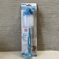 Babyking Blue Suction Base Bottle Brush W/ Nipple Cleaner Baby Supplies New