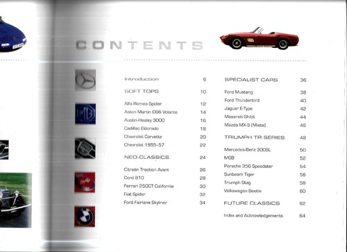 CLASSIC CONVERTIBLES Over 35 timeless open-top designs by Chris Rees HC/DJ 1999 - Picture 3 of 5
