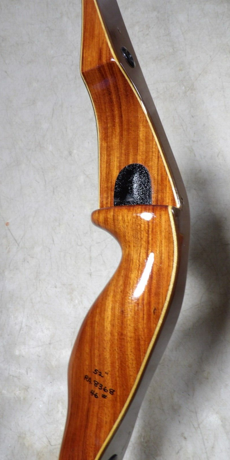 Vintage 1960s70s Wing Archery Red Wing Hunter Recurve Bow 52" 46 LH