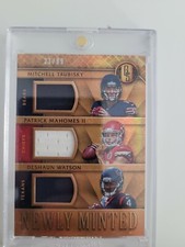 Mahomes Deshaun Trubisky 2017 Gold Standard Rookie Newly Minted Relic #21/99