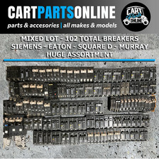 Mixed Lot EATON - SIEMENS - SQUARE D - MURRAY VARIETY OF CIRCUIT BREAKERS AS PIC