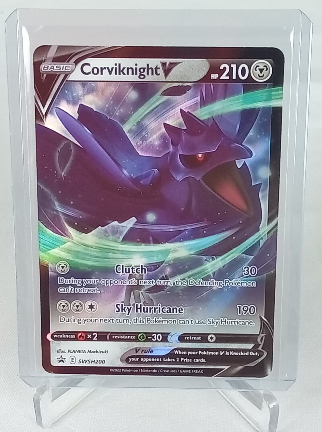 Corviknight V Swsh200 Promo Holo Pokémon Card 2022