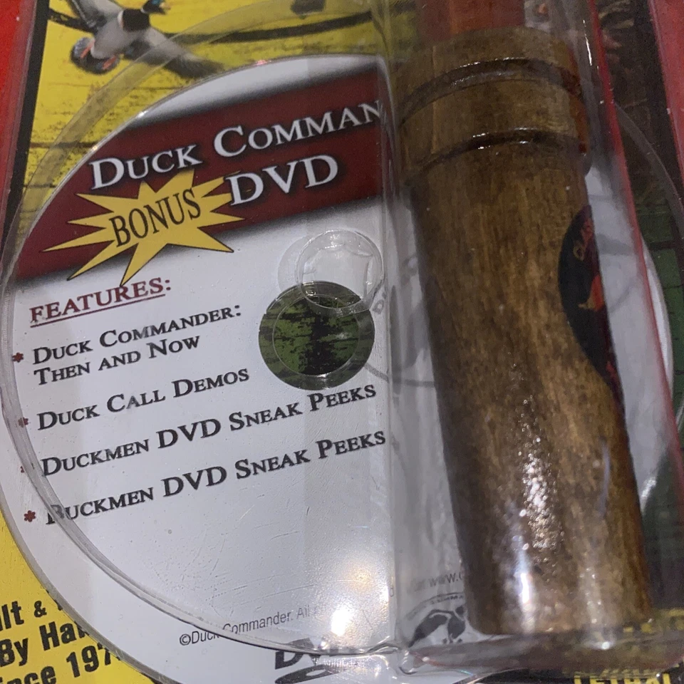 Duck Commander Classic Dvd Vintage Commander Double Reed Duck Call Usa New - Image 3 of 4