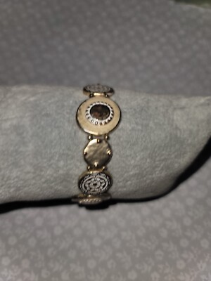 Vintage Bohemian Style Gold Tone Adjustable Department Store Bracelet
