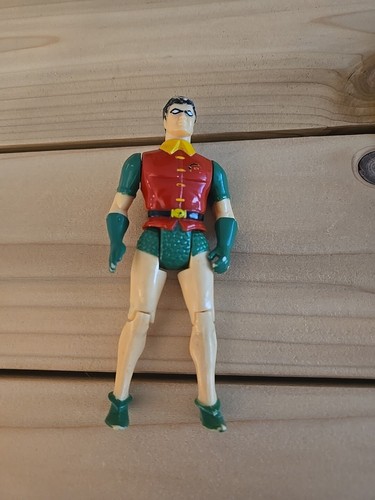1990 Toy Biz DC Comics Superheroes Robin with Card Back - Picture 3 of 12