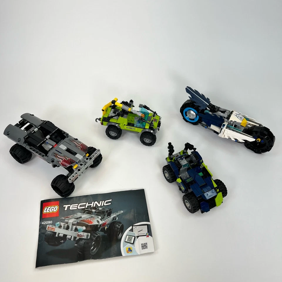 Lego Technic Lot Of 4 Incomplete Sets Bike Rex Treme Truck Volcano Explorer - Image 3 of 4