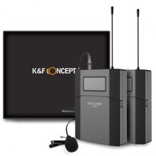 K&f Concept M-8 Wireless Microphone Lavalier Microphone W/ Transmitter Receiver