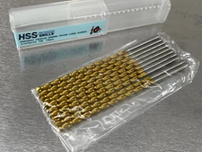 (10) YG1 3.7mm Cobalt Drill Parabolic Taper Length, TiN Coated, HSSCo5