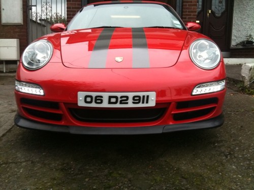 Porsche 911 997 GT3 Polyuréthane USA Fabriqué Inférieur Spoiler Lèvre Add À 2005 - Photo 3 sur 13