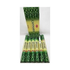 Image of 120 CANNABIS Incense Sticks Hem Fragrance Scented Room Spa Relax (6 PACKS)