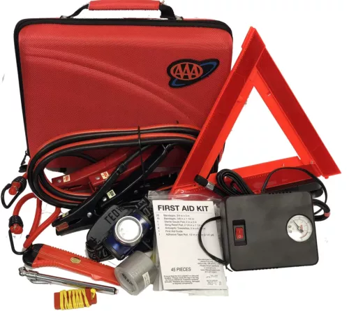 Lifeline AAA 4365AAA Destination Road, 68 Piece Emergency Car Tire Inflator, ...