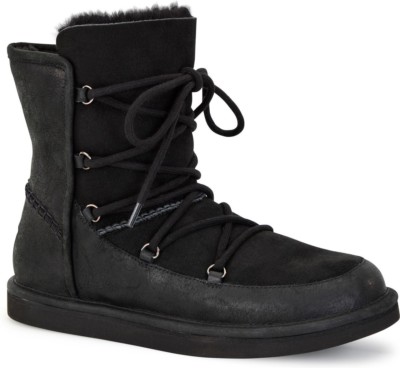 UGG Women\'s Black Lace-Up Winter Boots s-l400.jpg main image 3