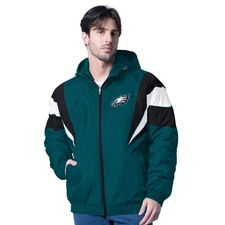 Philadelphia Eagles G-III Leader Polyfill Hooded Jacket