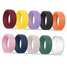 10 Pack Cover Compatible with Oura Ring 5, Soft S for 6/7/8/9 10 Colors