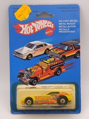 Hot Wheels 1982 - Pepsi Challenger - Army Funny Car - Malaysia - 2023 - yellow