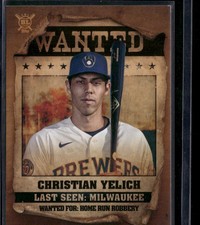 2021 Topps Big League #WT-4 Christian Yelich Wanted