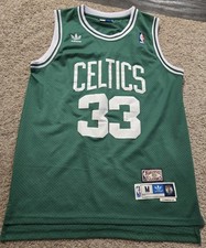 Adidas HWC Larry Bird 33 Celtics Jersey Green Mesh Men s M Length 2 NBA
