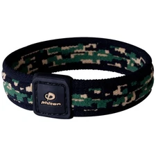 Phiten X30 Digital Camo Titanium Bracelet - Woodland Camo 6.75 Inch