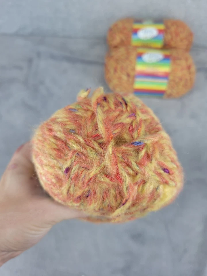 Lot of 3 Yarn Bee Icelandic Jewels Dark Citrine Yarn Knitting 11 oz - Image 3 of 4