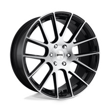 22x9.5 Dub S206 Luxe Gloss Black Brushed Wheel 6x5.5 30mm