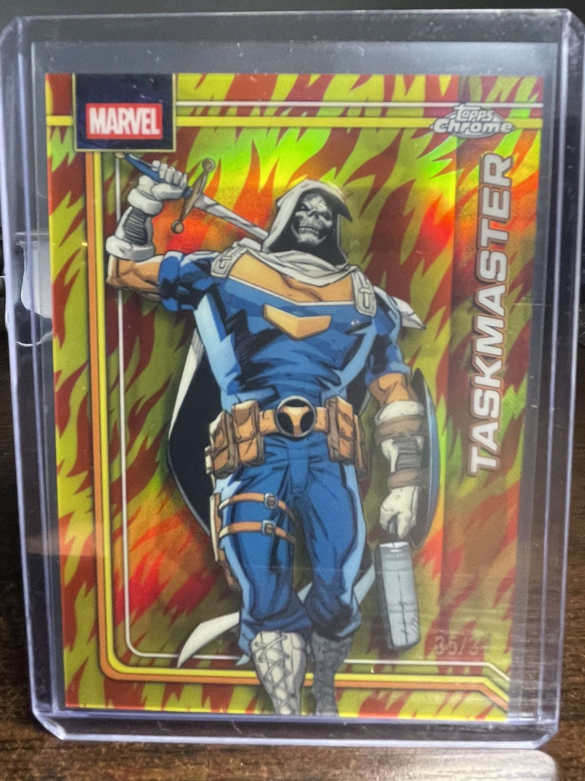 2026 Topps Chrome Marvel Taskmaster Human Torch Refractor /39 #173