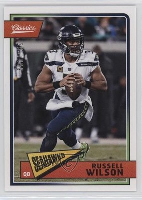 2018 Panini Classics Red Back 295/299 Russell Wilson #86 0q3