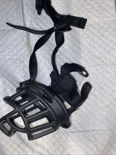 Baskerville Ultra Muzzle Adjustable Breathable Padded Small Dogs Black Size 1