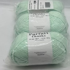 Premier Parfait Chunky Yarn Lot 3 Mint Green 1150-06 Bulky 6 Polyester New Y11