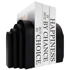 Book Ends for Heavy Books, Resin Decorative bookends, Heavy Duty Bookend for ...