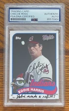 Chelcie Ross SIGNED Auto Eddie Harris 2014 SP Topps Archives PSA w Jobu Insc.