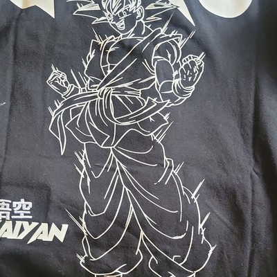 Dragon Ball GT Goku Super Saiyan 4 all Black Graphic T-Shirt XS