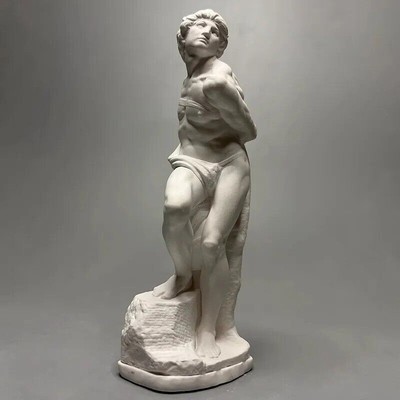 Handgefertigte Michelangelo-Skulptur, klassische Statue als Dekoration für...