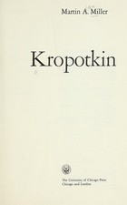 Kropotkin Hardcover Martin A. Miller