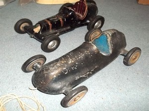 Vintage Toy Race Car -Pull /Whip /Tether -AUSTRLIAN -Add Your Engine 