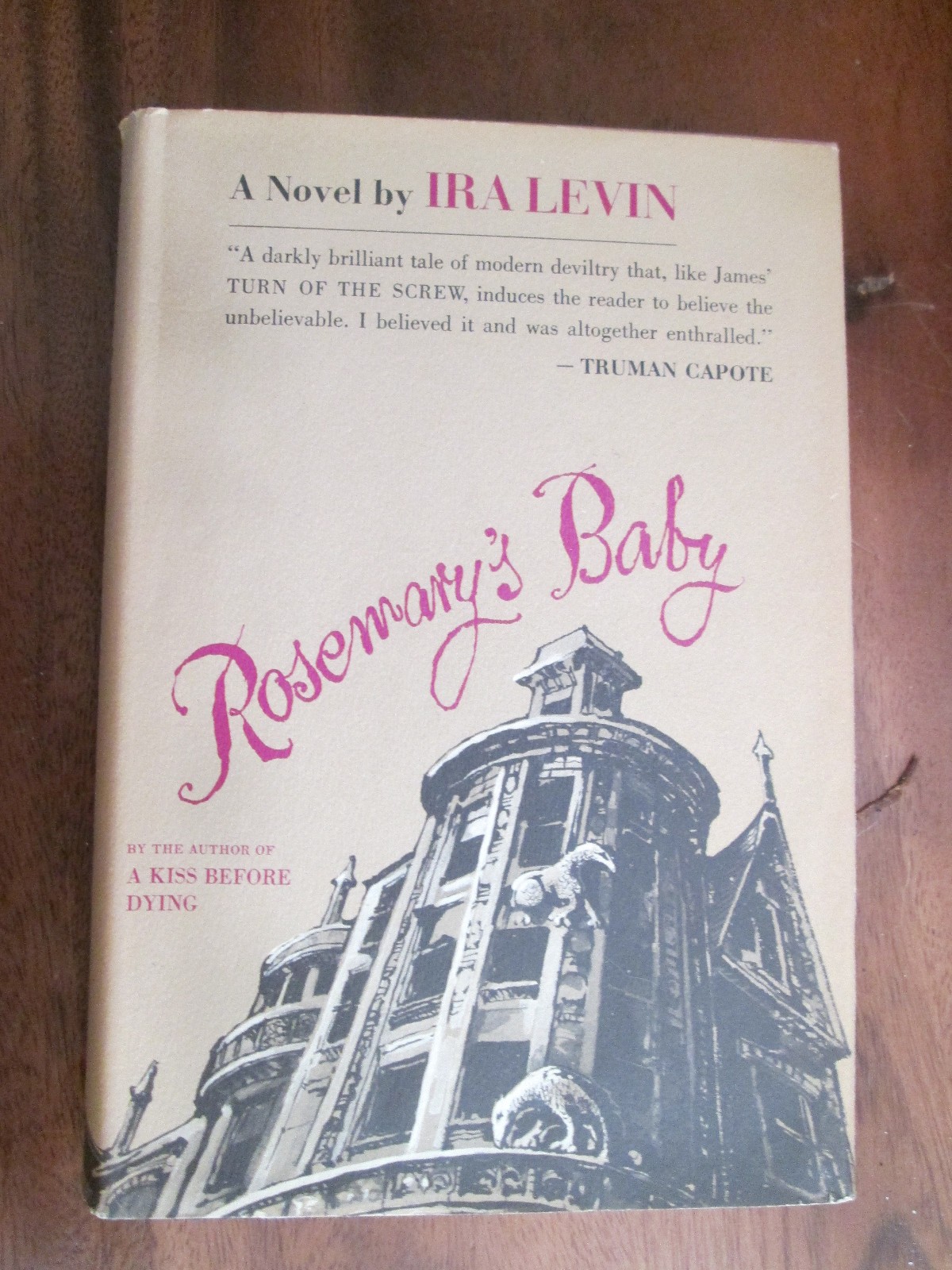 Ira Levin ROSEMARY'S BABY First Edition in jacket Sharp Copy 1967