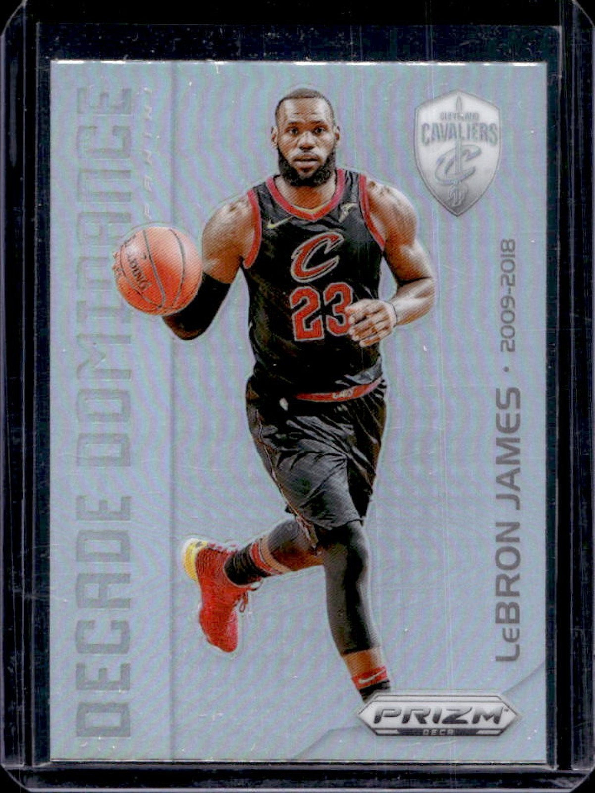 2023-24 Prizm Deca LeBron James Decade Dominance Silver #7 Cavaliers