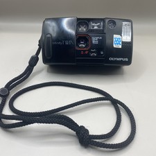 Olympus Infinity Twin Dual Lens 35mm Film Camera AF-1 - Working-Free Shipping