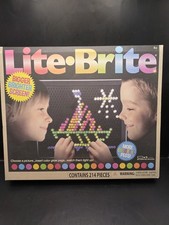 Lite-Brite Bigger Brighter Screen Toy  02215 - Tested  Working - Complete