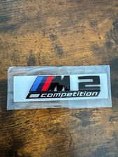 BMW M2 Competition Emblem Logo Heckklappe hinten schwarz