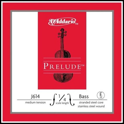 D'Addario Prelude Bass Single E String, 1/4 Scale, Medium Tension J614