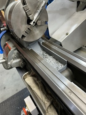 South Bend 9A  Metal Lathe Chip Tray Pan   Under Carriage Sliding Chip Catcher