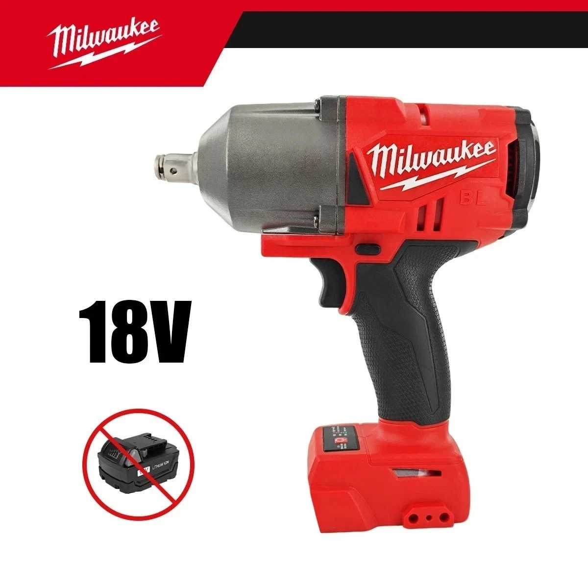 Milwaukee M18 One-Key Fuel Brushless High-Torque 1/2" Impact Wrench